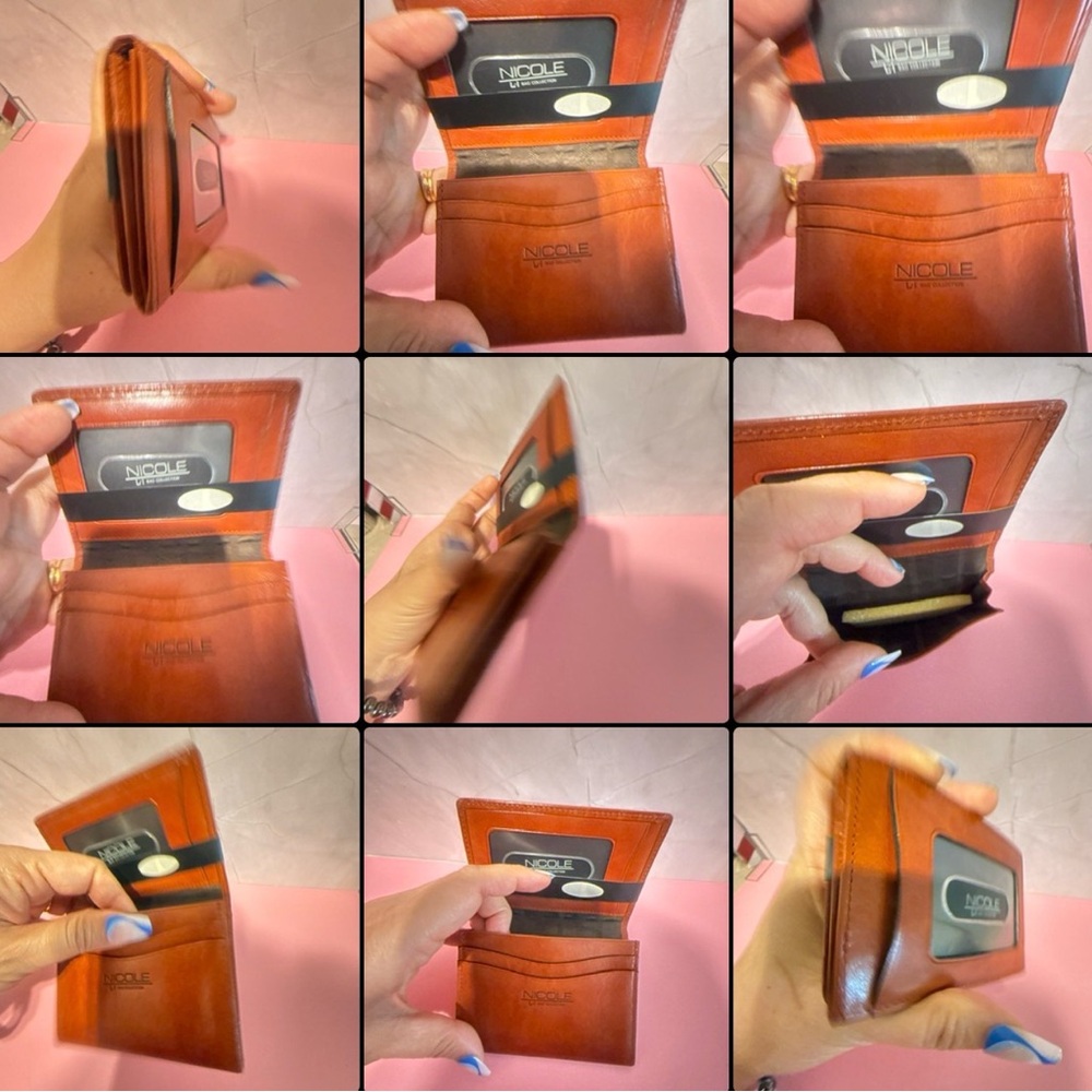 Nicole Tan Leather Card Holder